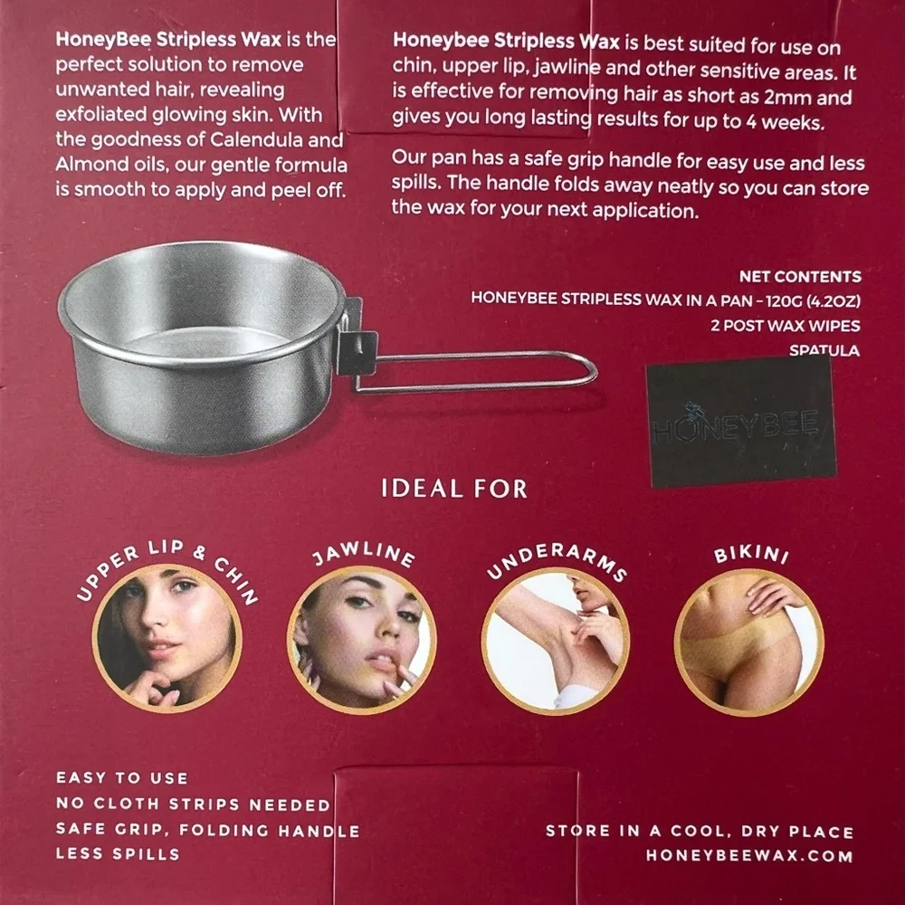 HONEYBEE Stripless Wax in a pan - Picture 2 of 8